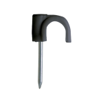 Clema cu cui pentru fixare cablu RN-6, negru (500 buc.) - CELO 46PLG SafetyGuard Surveillance