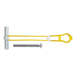 Diblu basculant gips carton cu piesa metalica filetata + surub M6, BT (30 buc.) - CELO 9Y6BTPLO SafetyGuard Surveillance