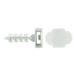 Diblu fixare colier  6x30, cap mare gri in cutie plastic InsertFIX (125 buc.) CELO 96EXPIFB SafetyGuard Surveillance