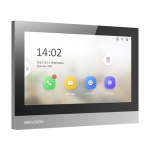 Monitor videointerfon TCP/IP, TFT 7 inch touch screen, WiFi, PoE, Alarma IN - HIKVISION DS-KH8380-WTE1 SafetyGuard Surveillance
