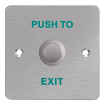 Buton iesire montaj ingropat, panou frontal Aluminiu - Hikvision DS-K7P01 SafetyGuard Surveillance