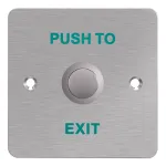 Buton iesire montaj ingropat, panou frontal Aluminiu - Hikvision DS-K7P01 SafetyGuard Surveillance
