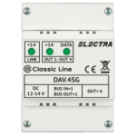 Doza derivatie video DAV.4SG Classic 4 iesiri - ELECTRA DAV.4SG SafetyGuard Surveillance