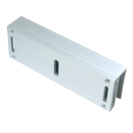 Suport U, instalare placa armatura H-01CC pe usa de sticla - ASSA ABLOY U1855 SafetyGuard Surveillance