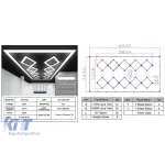Sistem de Iluminare Plafon Hexagon / HoneyComb 4.02 x 2.91 m Performance AutoTuning