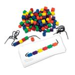 Set de margele si carduri PlayLearn Toys
