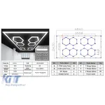 Sistem de Iluminare Plafon Hexagon / HoneyComb 3.56 x 2.10 m Performance AutoTuning