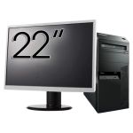 Pachet Calculator Lenovo Thinkcentre M92p Tower, Intel Core i5-3470 3.20GHz, 4GB DDR3, 250GB SATA, DVD-RW + Monitor 22&quot; NewTechnology Media