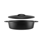 Tigaie din fontă cu capac 30*6 cm Handy KitchenServ