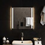 Oglindă de baie cu LED, 50x50 cm GartenMobel Dekor
