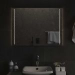 Oglindă de baie cu LED, 80x60 cm GartenMobel Dekor