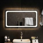 Oglindă de baie cu LED, 90x50 cm GartenMobel Dekor