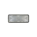 Dreptunghi reflectorizant cu adeziv alb fata 90x32mm  Cod: BK98486 Automotive TrustedCars