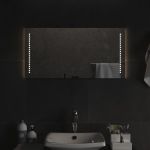 Oglindă de baie cu LED, 40x80 cm GartenMobel Dekor
