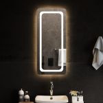 Oglindă de baie cu LED, 40x90 cm GartenMobel Dekor