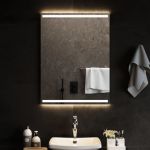 Oglindă de baie cu LED, 60x80 cm GartenMobel Dekor