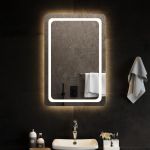 Oglindă de baie cu LED, 60x90 cm GartenMobel Dekor