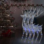 Ren de Crăciun 250 LED-uri, 3 buc. multicolor 180 cm acril XXL GartenMobel Dekor