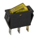Interupator basculant 1 circuit 10A-250V OFF-ON lumini de galben Best CarHome