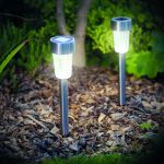 Lampă solară LED pentru exterior - 190 x 45 mm, metal Best CarHome