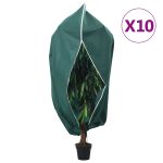 Protecții fleece pt plante, fermoar, 10 buc, 70 g/m² 1,2x1,8 m GartenMobel Dekor