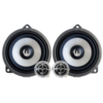 Set 2 Difuzoare componente, pe 2 căi BMW, 4” (100 mm) cu filtru și cabluri plug & play, 60 W RMS/120 W MAX, 4Ohm, Phoenix Gold, ZDSB100CS CarStore Technology
