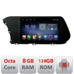 Navigatie HHyundai I20 2020- F-i20 Android radio gps internet Octa Core 4G 8+128 DSP CarStore Technology
