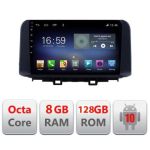 Navigatie Hyndai Kona F-1058 Octa Core cu Android Radio Bluetooth Internet GPS WIFI DSP Octa Core 8+128GB 4G CarStore Technology