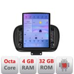 Navigatie Fiat 500 2014- G-539 ecran tip TESLA 9.7" cu Android Radio Bluetooth Internet GPS WIFI 4+32GB DSP 4G Octa Co CarStore Technology