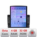 Navigatie Fiat Tipo 2015-2021 G-TIPO ecran tip TESLA 9.7" cu Android Radio Bluetooth Internet GPS WIFI 4+32GB DSP 4G O CarStore Technology