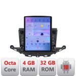 Navigatie Opel Astra K G-ASTRAK ecran tip TESLA 9.7" cu Android Radio Bluetooth Internet GPS WIFI 4+32GB DSP 4G Octa C CarStore Technology