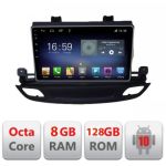 Navigatie Opel Insignia 2018- F-insignia19 Octa Core cu Android Radio Bluetooth Internet GPS WIFI DSP 8+128GB 4G CarStore Technology