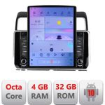 Navigatie Toyota Prado J150 2018- H-1065 ecran tip TESLA 9.7" cu Android Radio Bluetooth Internet GPS WIFI 4+32GB DSP CarStore Technology