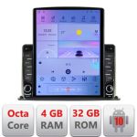 Navigatie universala 2 din 9 inch ecran tip TESLA 9.7" cu Android Radio Bluetooth Internet GPS WIFI 4+32GB DSP 4G O CarStore Technology