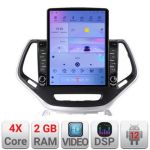 Navigatie Jeep Cherokee 2014-2019 Manual K-248 ecran tip TESLA 9.7" cu Android Radio Bluetooth Internet GPS WIFI 2+32 CarStore Technology
