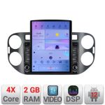 Navigatie VW Tiguan si Golf Plus 2012-2016 Android radio gps internet quad core 2+32 ecran vertical 9.7" Kit-489v2+EDT-E708 CarStore Technology