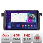 Navigatie BMW Seria 3 E46 B-052 Android Ecran QLED octa core 4+64 carplay android auto KIT-052+EDT-E309V3 CarStore Technology