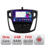 Navigatie Ford Focus 3 B-150 Android Ecran QLED octa core 4+64 carplay android auto KIT-150+EDT-E309V3 CarStore Technology