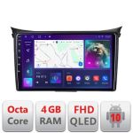 Navigatie HHyundai I30 2011-2016 Android Ecran QLED octa core 4+64 carplay android auto KIT-i30-2011+EDT-E309V3 CarStore Technology