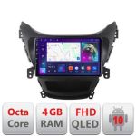 Navigatie Hyundai Elantra 2011-2013 B-092 Android Ecran QLED octa core 4+64 carplay android auto KIT-092+EDT-E309V3 CarStore Technology