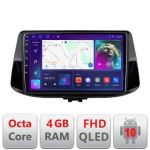 Navigatie Hyundai I30 2017- B-1041 Android Ecran QLED octa core 4+64 carplay android auto KIT-1041+EDT-E309V3 CarStore Technology