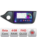 Navigatie Kia Ceed 2012-2018 B-KI39 Android Ecran QLED octa core 4+64 carplay android auto KIT-KI39+EDT-E309V3 CarStore Technology