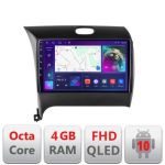 Navigatie Kia Cerato 2013-2017 B-1562 Android Ecran QLED octa core 4+64 carplay android auto KIT-1562+EDT-E309V3 CarStore Technology