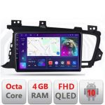 Navigatie Kia Optima 2011-2013 B-091 Android Ecran QLED octa core 4+64 carplay android auto KIT-091+EDT-E309V3 CarStore Technology