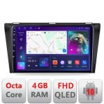 Navigatie Mazda 3 2009-2014 B-034 Android Ecran QLED octa core 4+64 carplay android auto KIT-034+EDT-E309V3 CarStore Technology