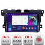 Navigatie Mazda CX-7 2009 B-097 Android Ecran QLED octa core 4+64 carplay android auto KIT-097+EDT-E309V3 CarStore Technology