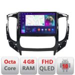 Navigatie Mitsubishi L200 2014-2020 B-1094 Android Ecran QLED octa core 4+64 carplay android auto KIT-1094+EDT-E309V3 CarStore Technology