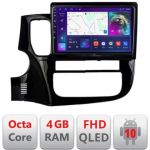 Navigatie Mitsubishi Outlander 2014- B-1230 Android Ecran QLED octa core 4+64 carplay android auto KIT-1230+EDT-E310V3 CarStore Technology
