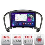 Navigatie Nissan Juke 2010-2015 B-JUKE Android Ecran QLED octa core 4+64 carplay android auto KIT-JUKE+EDT-E309V3 CarStore Technology