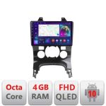 Navigatie Peugeot 3008 Quad Core B-323 Android Ecran QLED octa core 4+64 carplay android auto KIT-323+EDT-E309V3 CarStore Technology